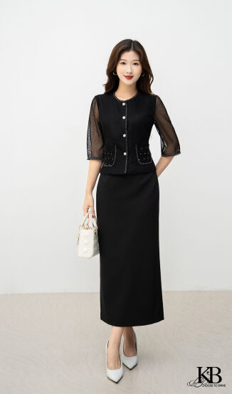Croptop túi ốp 2 bên