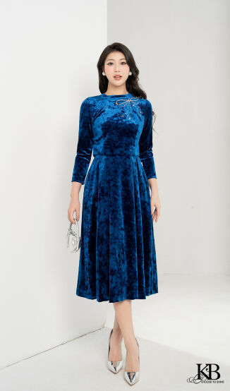 Maxi cổ leo giả croptop