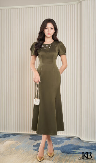 Maxi cổ laze đính đá