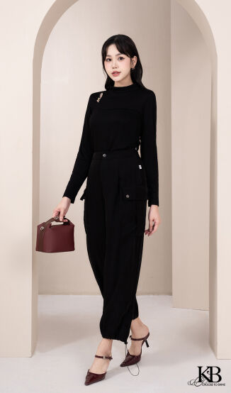 Quần túi hộp 2 bên chun gấu