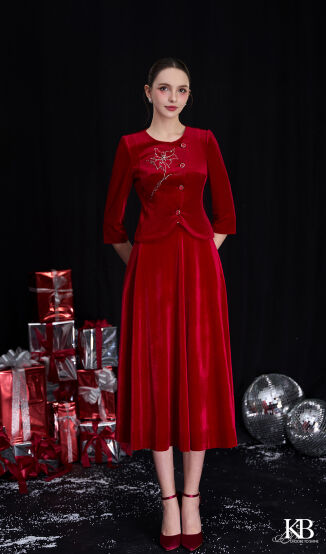 Juyp trơn dáng xoè