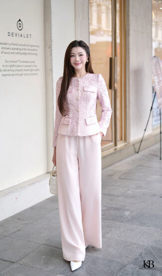 Vest VD231 đi bộ với juyp JD631+quần QD957