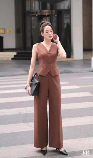 Sơ mi sát nách cổ v