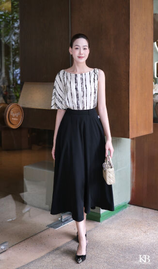 Sơ mi SC1164 đi bộ với juyp JD668