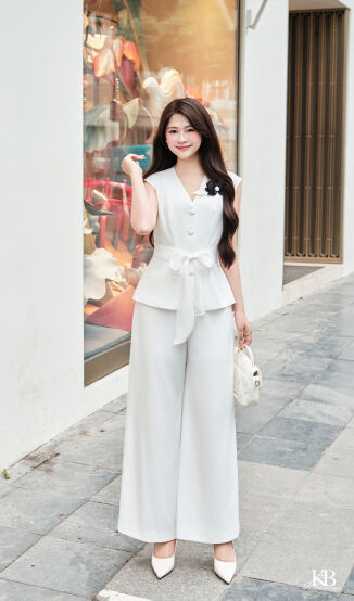 Sơ mi SS450 đi bộ với quần QD975