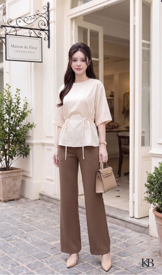 Quần cạp liền trơn